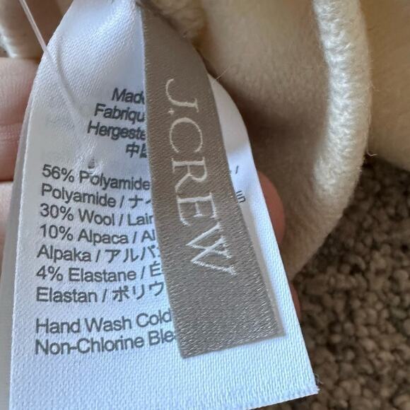 J. Crew Long Crystal Gloves in Supersoft Yarn NEW - Picture 5 of 5